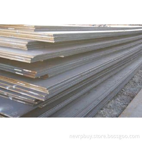 ASTM A36 Hardened / Coated Roof Steel Plate Abrasion Resist